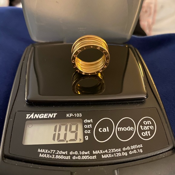 *** SOLD *** Bulgari 18K gold ring - Picture 3 of 5